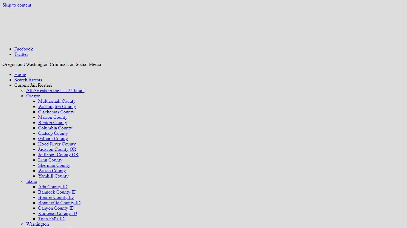 Bonner County Idaho Jail Inmate List - PublicJail